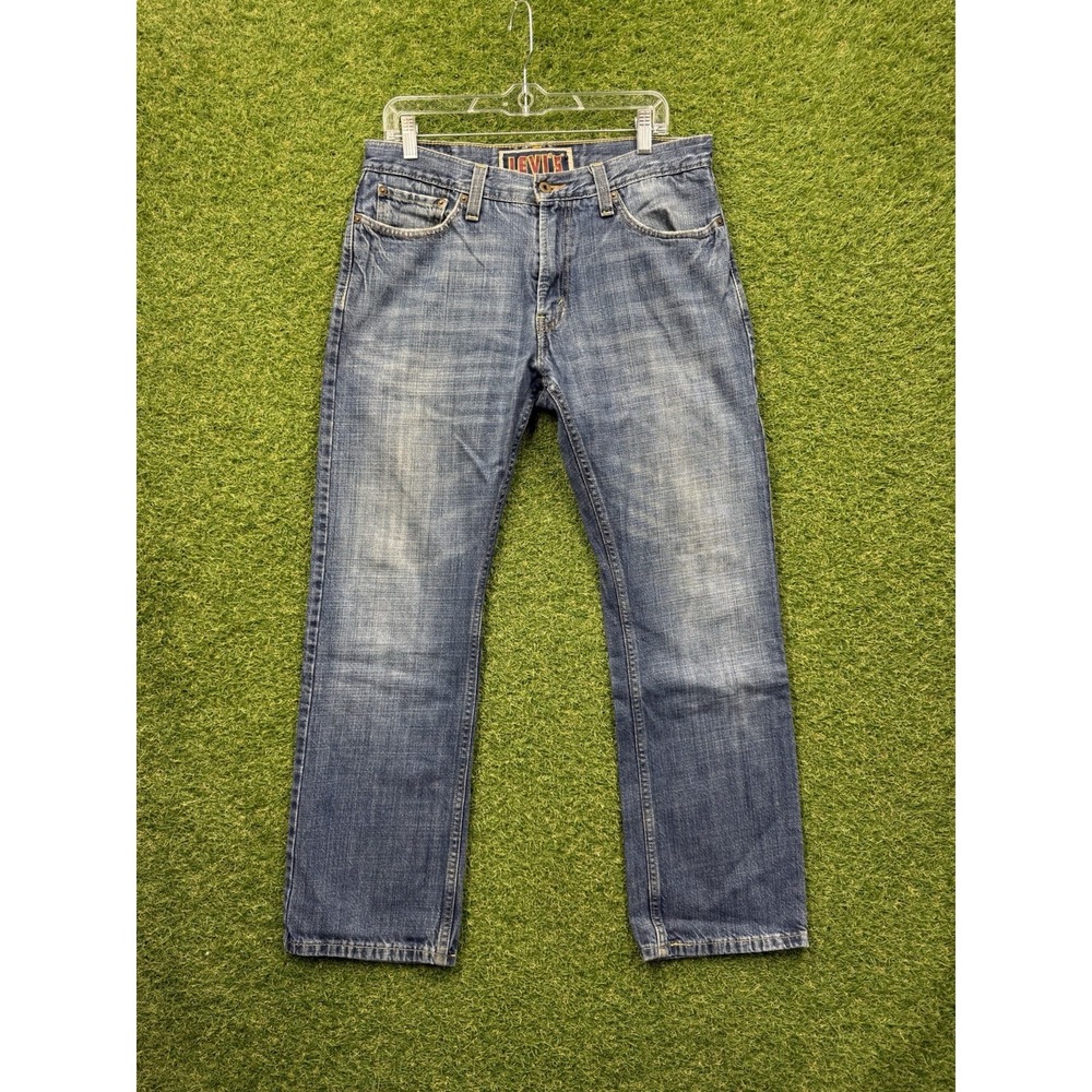 Levi Strauss 514 Jeans Mens 34x30 Premium Medium Wash Denim Casual Work y2k